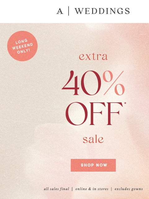 anthropologie newsletter: Extra 40% off sale!