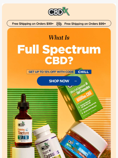 cbdfx newsletter: What is Full Spectrum CBD? 🤔