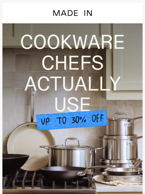 madeincookware newsletter: Why Chefs Choose Made In