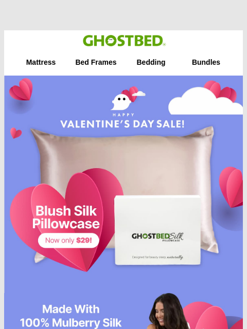 ghostbed newsletter: 💗 Make Your Beauty Sleep Count 💗