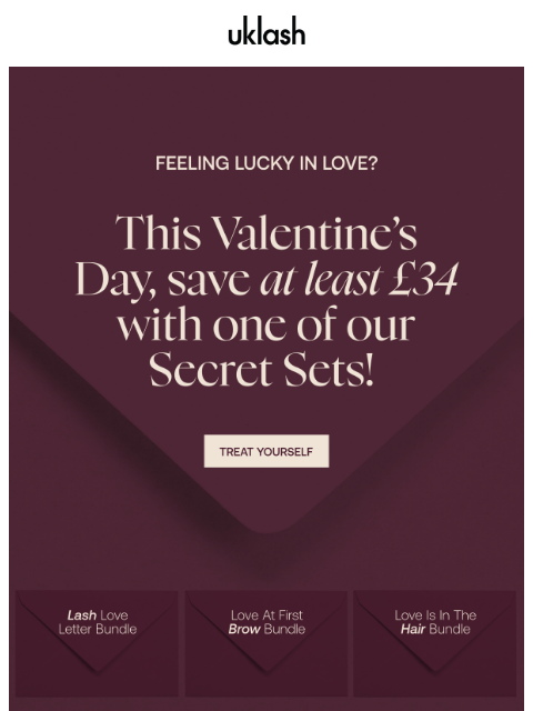 uklash newsletter: SAVE 40% on Sets NOW!💘