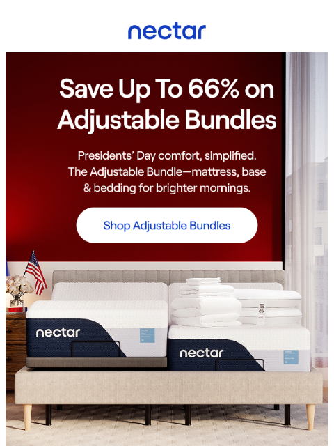 nectarsleep newsletter: Transform your sleep with adjustable comfort ✨