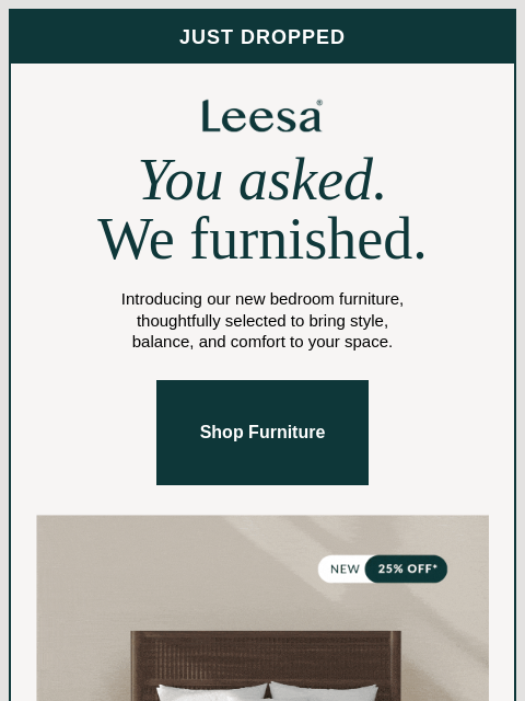 leesasleep newsletter: Pssst... We’ve got something new to show you