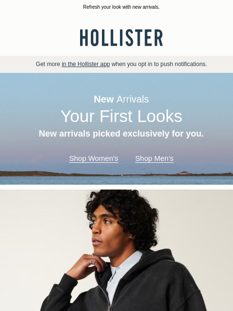 hollisterco newsletter: So ready for warmer weather ☀️