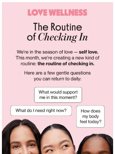 lovewellness newsletter: 3 questions you should be asking (yourself)