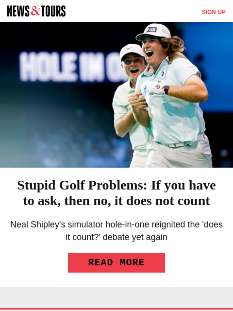 golfdigest newsletter: The top-10 golfer our experts love at Pebble Beach