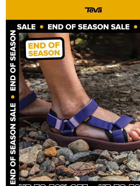 teva newsletter: Our End of Season Sale is LIVE!