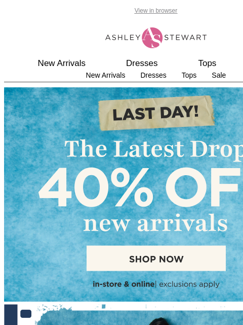 ashleystewart newsletter: What’s your signature print?