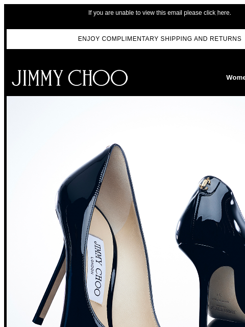 Discover the craftsmanship behind our iconic pointed pump. If you are unable to view this email please click here. ENJOY COMPLIMENTARY SHIPPING AND RETURNS JIMMY CHOO Women Men Handbags JIMMY CHOO