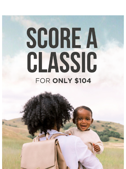 freshlypicked newsletter: This Weekend Only: Classic Diaper Bags for $104 ⭐