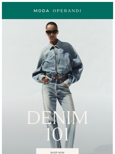 modaoperandi newsletter: Must-have denim ➜ inside