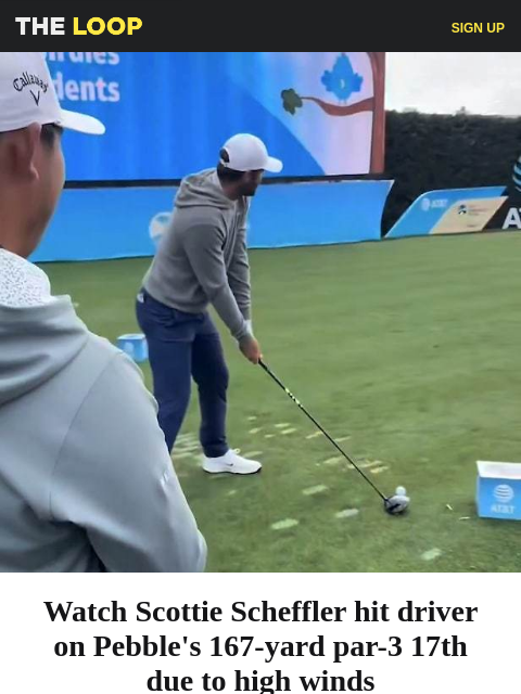 golfdigest newsletter: Scheffler's practice round trick shot, Bryson's co...