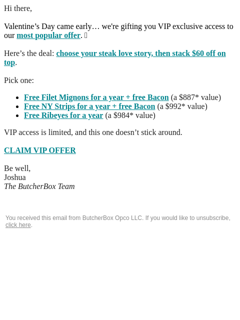 butcherbox newsletter: 🤫 Shhh... don't tell anyone