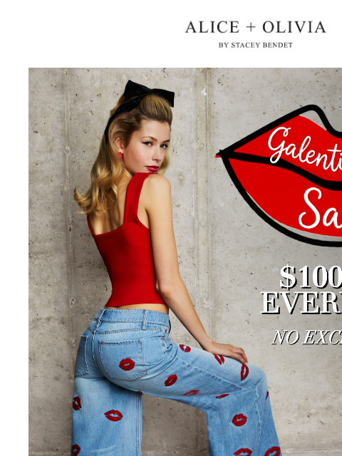 aliceandolivia newsletter: 24 HOURS ONLY: The Galentine's Day Sale!