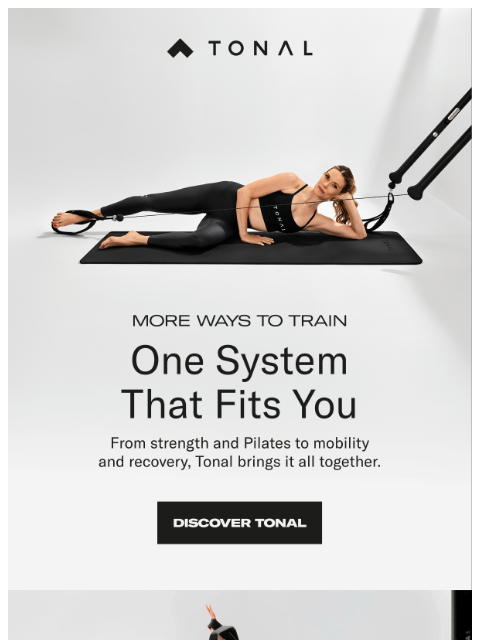 tonal newsletter: More Ways to Train on Tonal