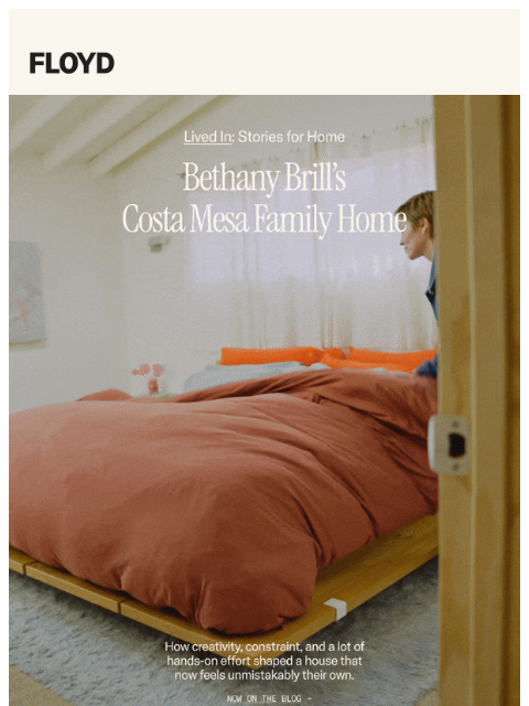 floydhome newsletter: Lived In: Bethany Brill's Costa Mesa Family Home