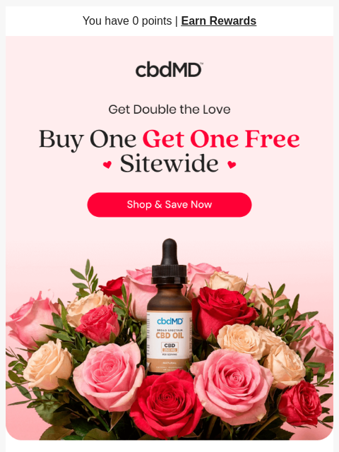 cbdmd newsletter: Claim Your Free Valentine’s Treat Today