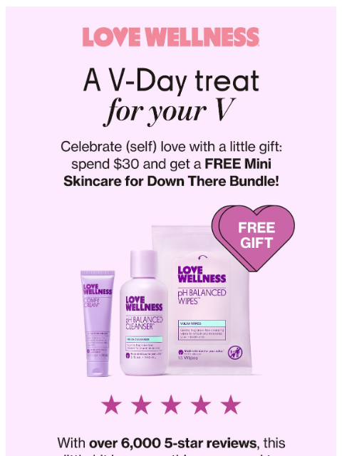 lovewellness newsletter: This just in: free bundle! 💖
