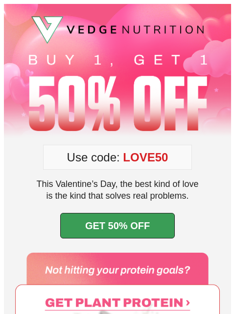 vedgenutrition newsletter: 🌹 Roses are red, violets are blue...