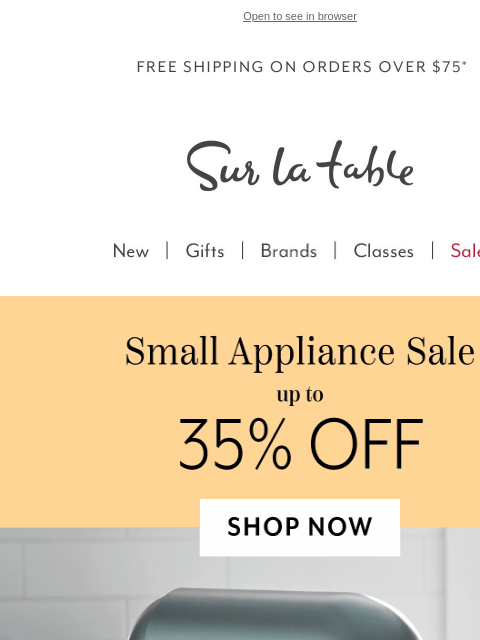 surlatable newsletter: 🔌Get plugged in to the best deals on now.