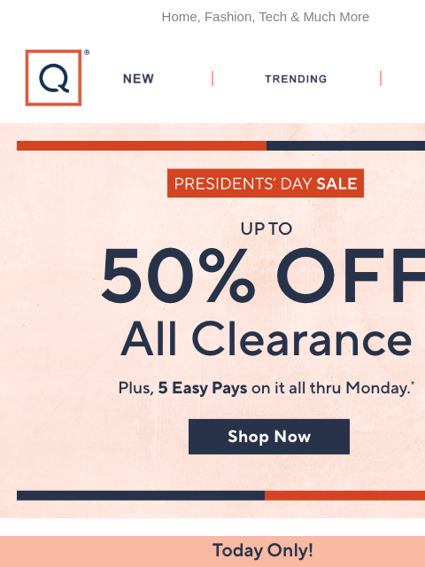 qvcemail newsletter: Up to 50% Off Clearance