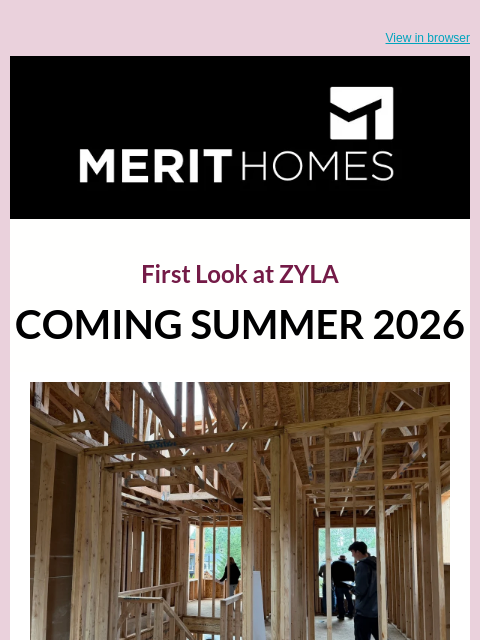 merithomesinc newsletter: First Look at ZYLA - This Community Might Be the O...