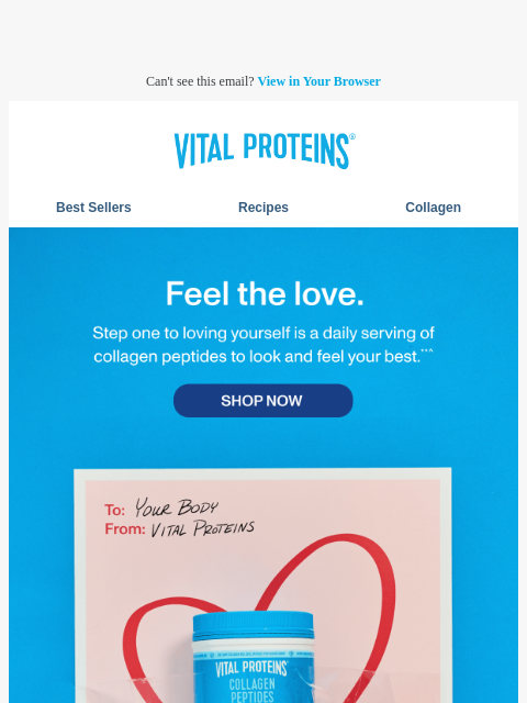 Collagen peptides to feel the love. ͏ ͏ ͏ ͏ ͏ ͏ ͏ ͏ ͏ ͏ ͏ ͏ ͏ ͏ ͏ ͏ ͏ ͏ ͏ ͏ ͏ ͏ ͏ ͏ ͏ ͏ ͏ ͏ ͏ ͏ ͏ ͏ ͏ ͏ ͏ ͏ ͏ ͏ ͏ ͏ ͏ ͏ ͏ ͏ ͏ ͏ ͏ ͏ ͏ ͏ ͏ ͏ ͏ ͏ ͏ ͏ ͏ ͏ ͏ ͏ ͏ ͏ ͏ ͏ ͏ ͏ ͏ ͏ ͏ ͏ ͏ ͏ ͏ ͏ ͏ ͏ ͏ ͏ ͏ ͏ ͏ ͏ ͏