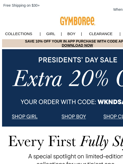 gymboree newsletter: Baby Looks for Your Mini Fashion Icon 👶