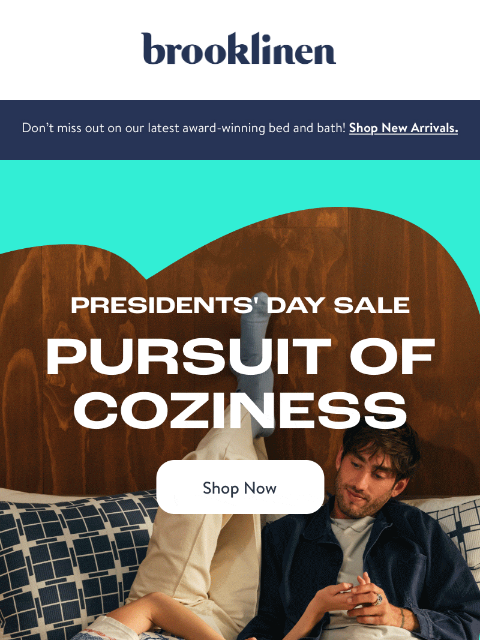 brooklinen newsletter: Selling Fast! It’s Buy or Bye-Bye