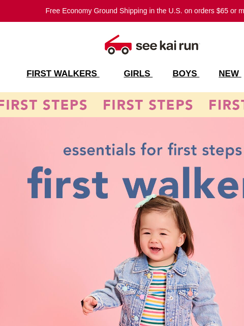 seekairun newsletter: Built For First Steps, Not Just Style