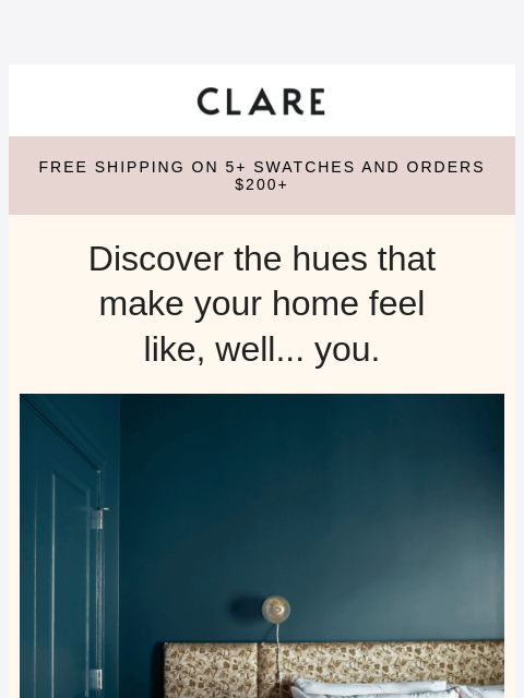 clare newsletter: Find the shade that feels like you (yes, really!)