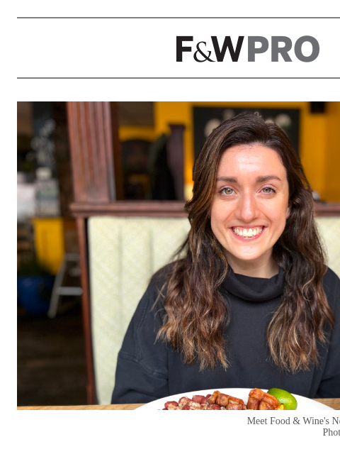 foodandwine newsletter: Meet Food & Wine's New Restaurant Editor