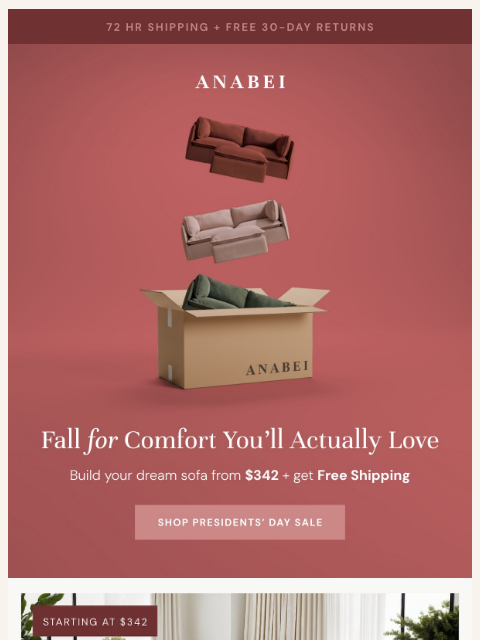 anabei newsletter: Sofa crush unlocked 💕