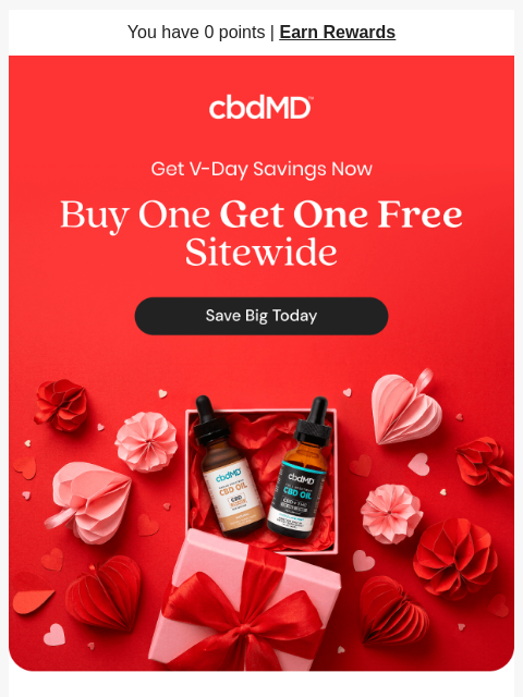 cbdmd newsletter: Double Up On Love Today