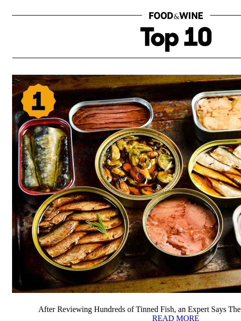 foodandwine newsletter: 7 Tinned Fish You Should Buy