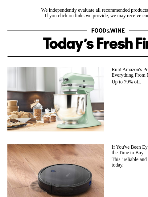 foodandwine newsletter: Kitchen Cleanup Is 'Way Easier' Thanks to This $14...