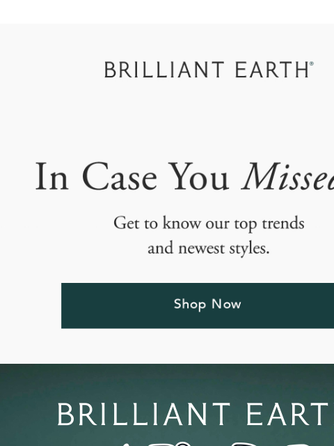 brilliantearth newsletter: ICYMI: Our Cherry Ring Pop is about to sell out 🍒