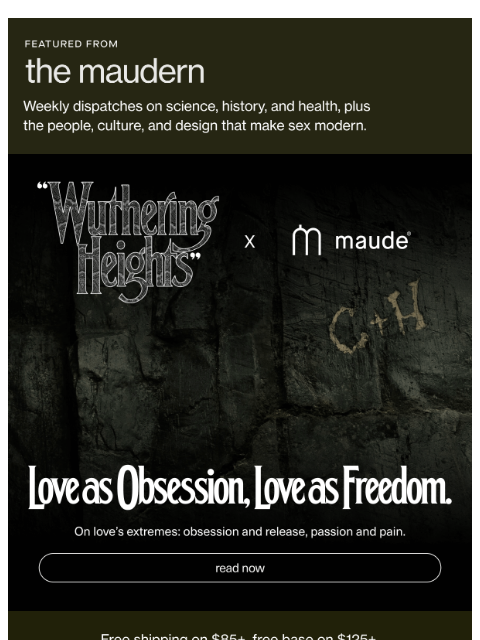 getmaude newsletter: the maudern.