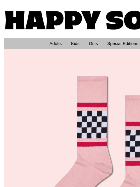 happysocks newsletter: Level up your sneaker game
