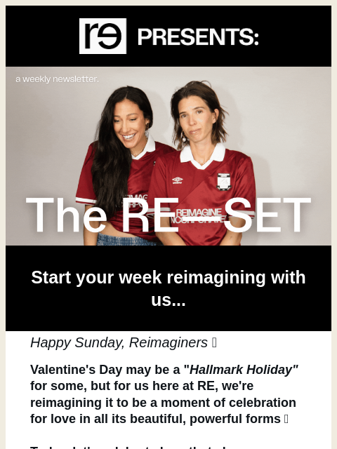 re-website newsletter: From RE: spread the love 💖