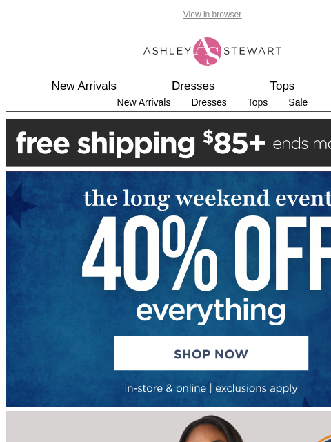 ashleystewart newsletter: This jumpsuit is going fast! Get it before it’s go...