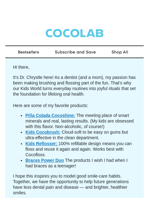 cocolab newsletter: Why I created COCOLAB Kids