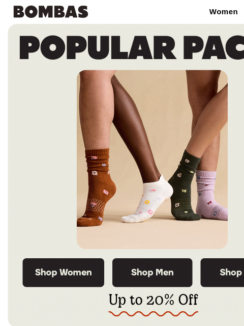 bombas newsletter: Packs Are So Hot Right Now