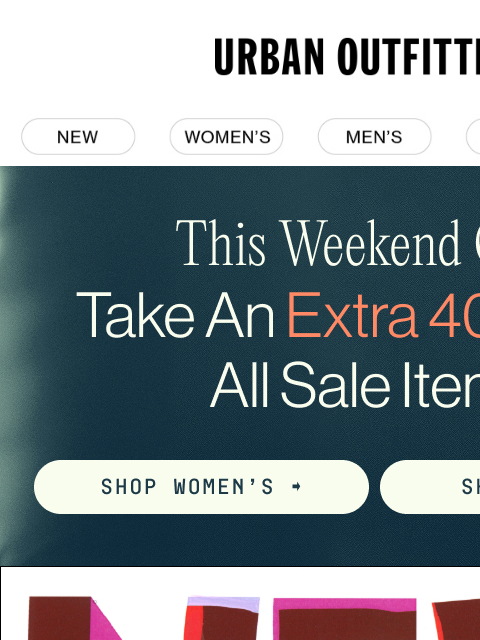 urbanoutfitters newsletter: New car graphics 🚗 🚙 🛻