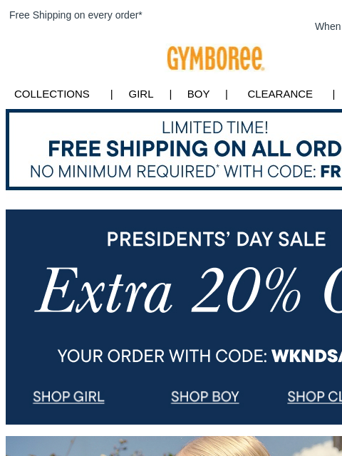 gymboree newsletter: 5 Looks to Wear This Easter 🐰🐣🌷+ Free Shipping ...