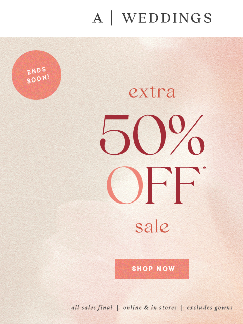 anthropologie newsletter: Extra 50% off sale ENDS SOON!