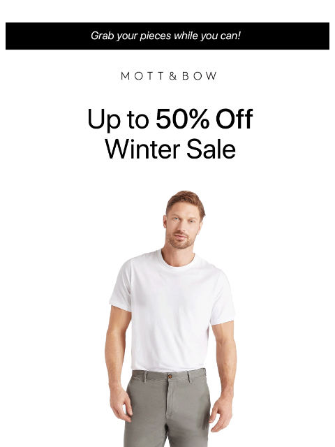 mottandbow newsletter: Last winter sale.