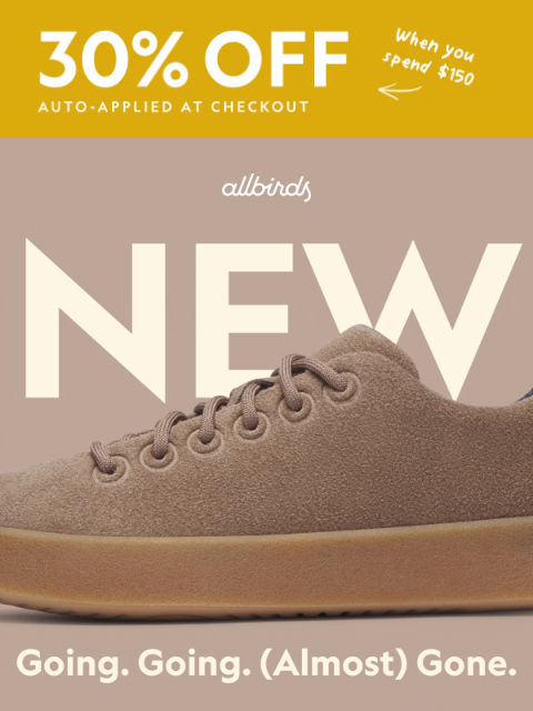 allbirds newsletter: Next-Level Newness