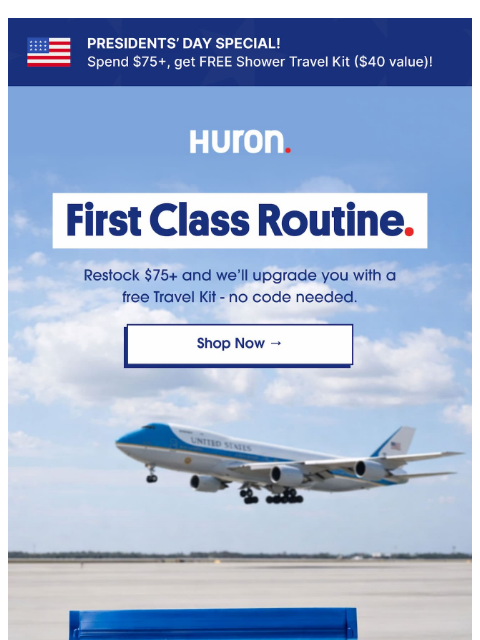 usehuron newsletter: First Class Upgrade