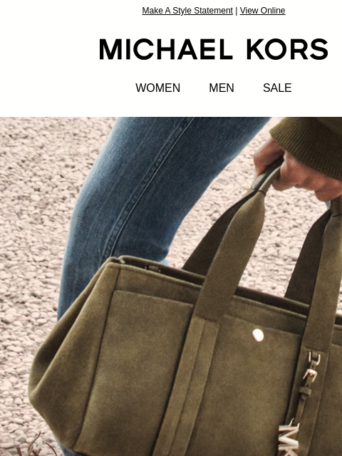michaelkorsmail newsletter: Take Your Pick: Extra 20% Off Handbags